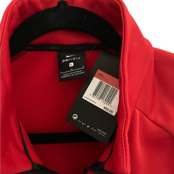 Nike Dry Fit Golf Sweater Men’s Size L Therma Golf 1/4 Zip Front - Picture 3 of 7